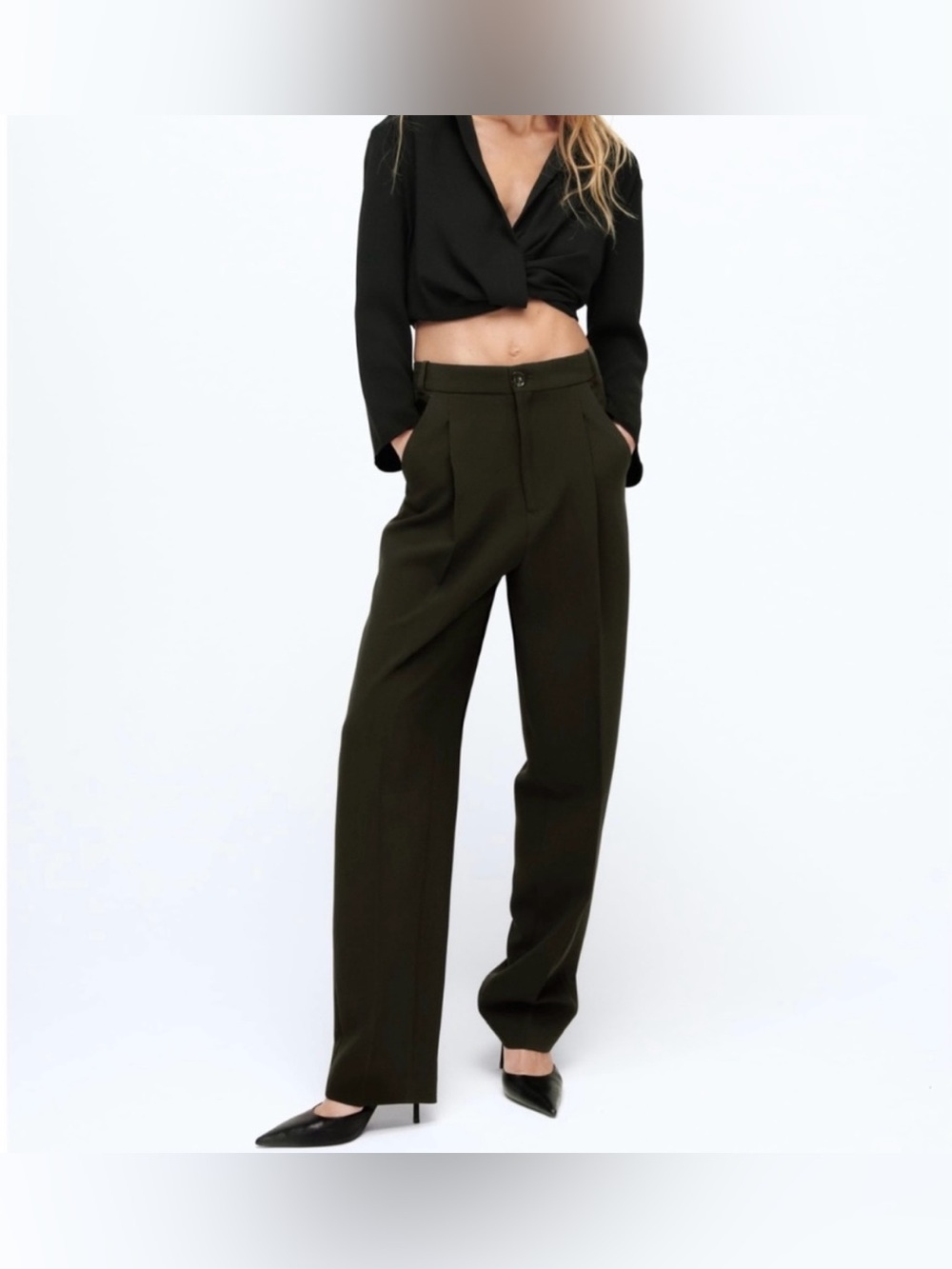 Zara High-Waist Pants